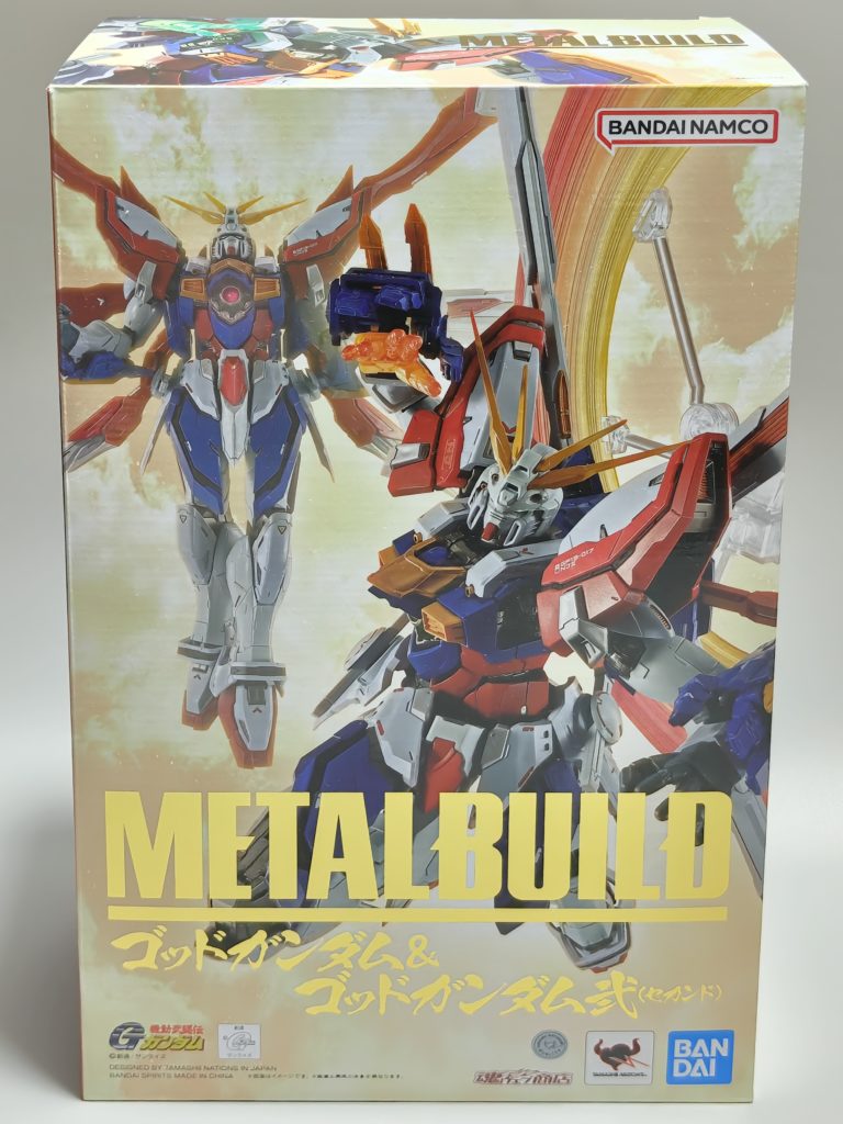 METAL BUILD ゴッドガンダム＆ゴッドガンダム弐 パッケージ